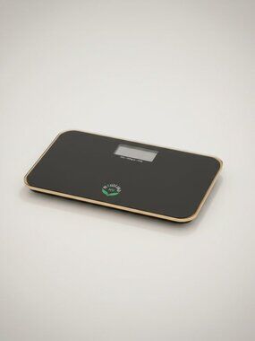 NEWLINE Sleek Black Digital Scale Battery Operated